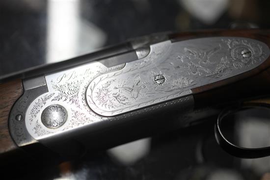 A 12-bore Beretta Giorlanelli over and under double barrel shotgun,